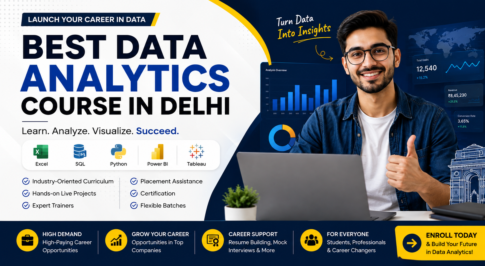 Read more about the article Best Data Analytics Course in Delhi: Your Gateway to a High-Growth Career