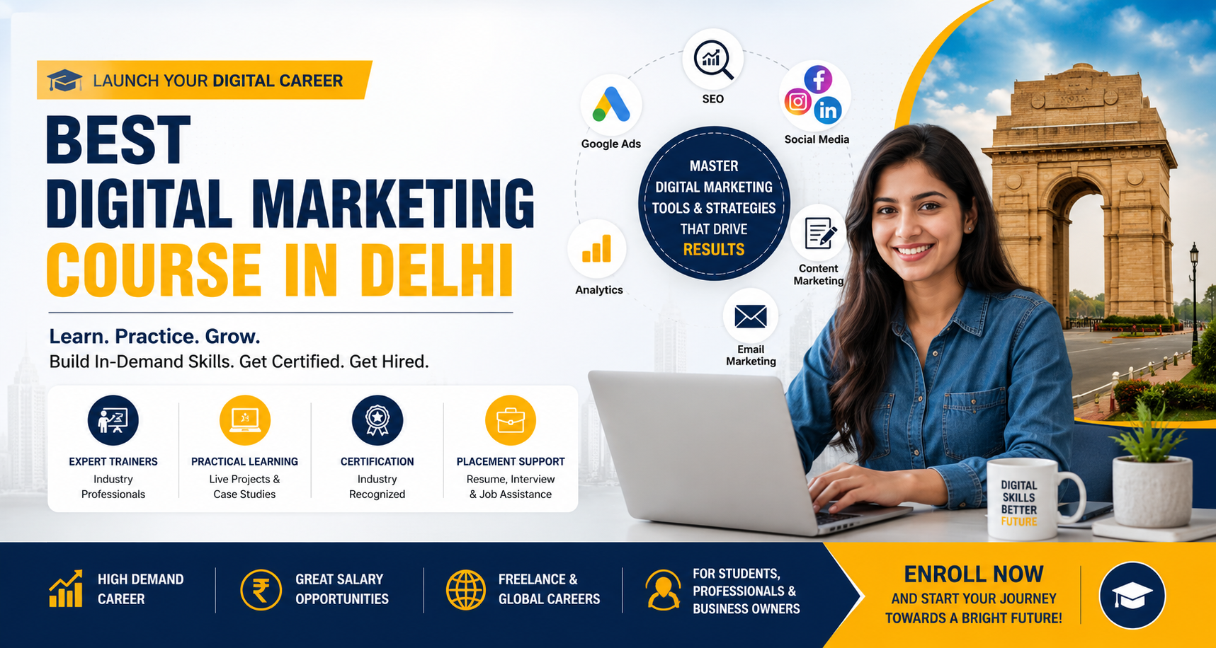 Read more about the article Best Digital Marketing Course in Delhi: Your Complete Guide to Building a Successful Digital Career